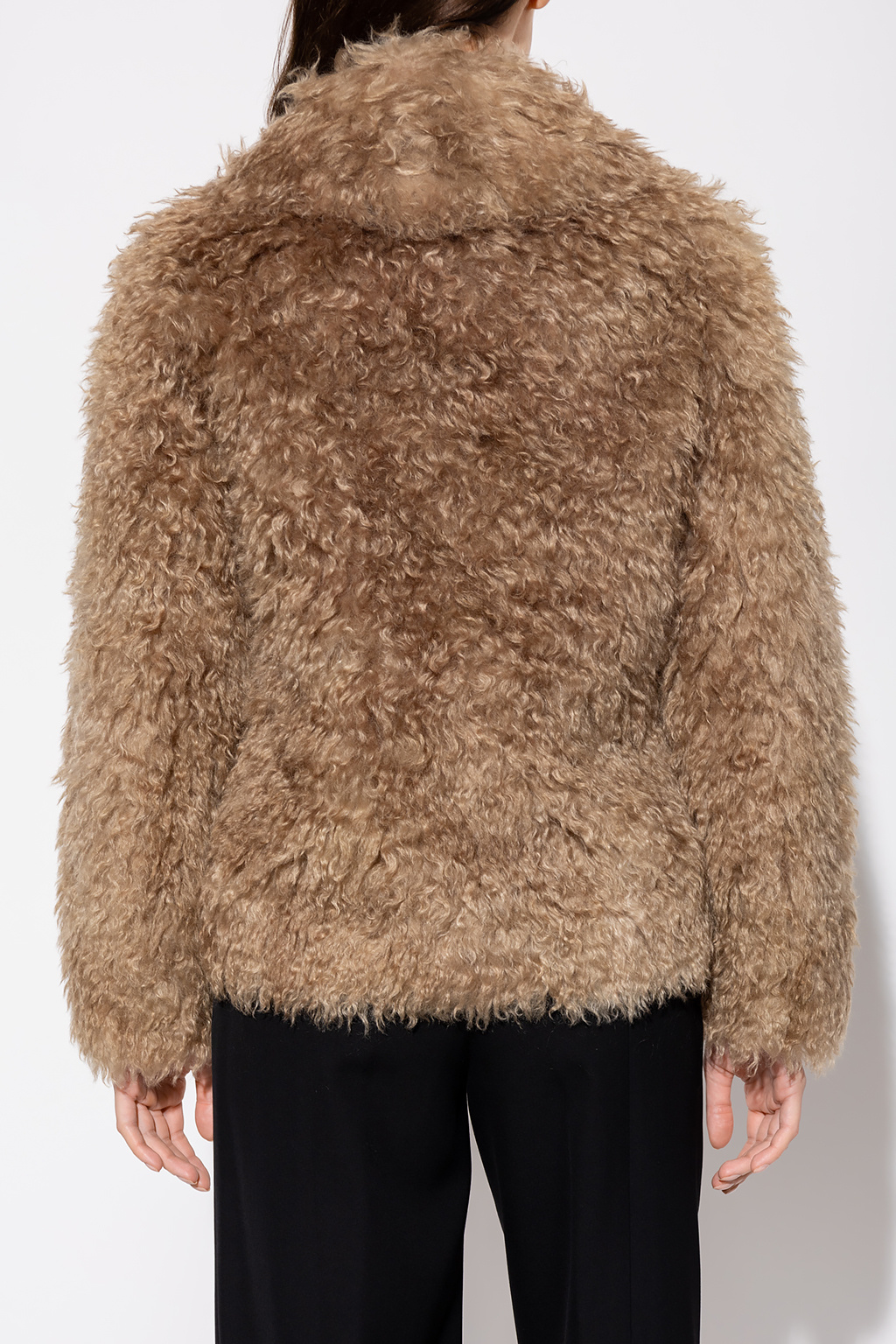 Burberry faux fur clearance jacket